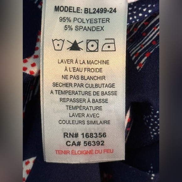 STARS Pajama Lounge Pants * size XXL 2X 2XL * Blue Red White * - Picture 8 of 9